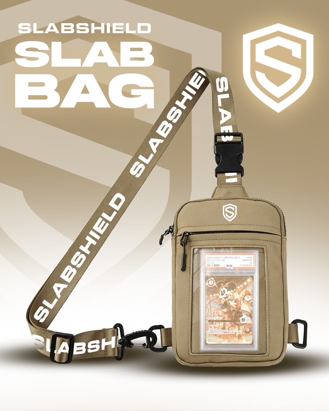 PRE ORDER - SlabShield Crossbody Slab Bag - Biege